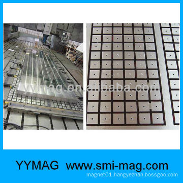 Alnico magnets for electro magnetic chucks